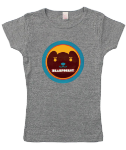 BEARFOREST RECORDS WOMEN'S T-SHIRTS  「Heather Gray」 image loading...