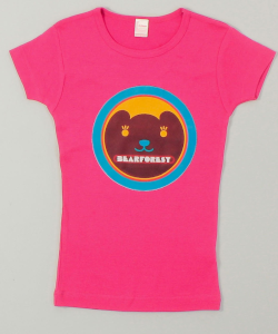 BEARFOREST RECORDS WOMEN'S T-SHIRTS  「Shocking Pink」 image loading...
